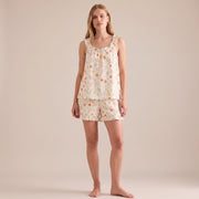 Floral Cotton Cami Pajama Set #color_Midsummer Floral