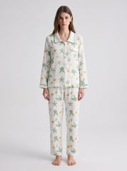 Bunny Print Cotton Gauze Pajama Set #color_Bunny Print